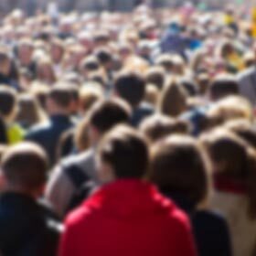 The world’s population is about 7.3 billion people.
