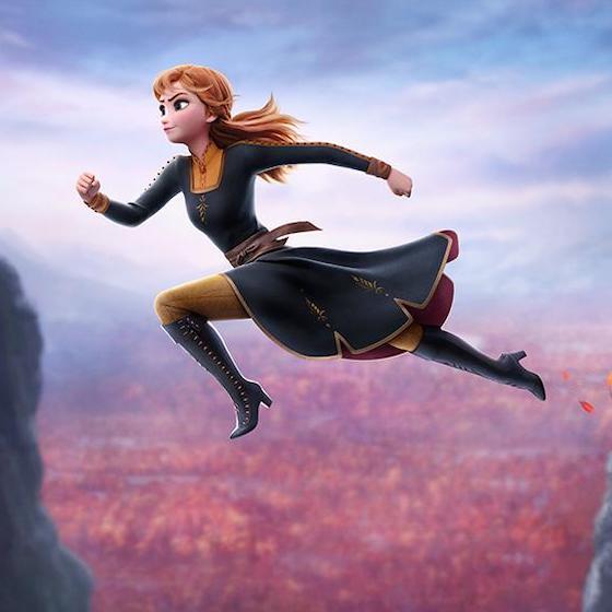 Anna de La Reine des neiges, est la première princesse de Disney à porter des pantalons.