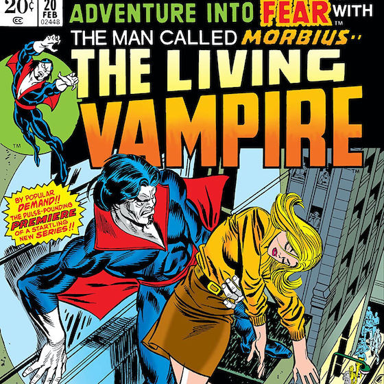 In the comic books, Morbius has been afflicted with vampirism since birth.