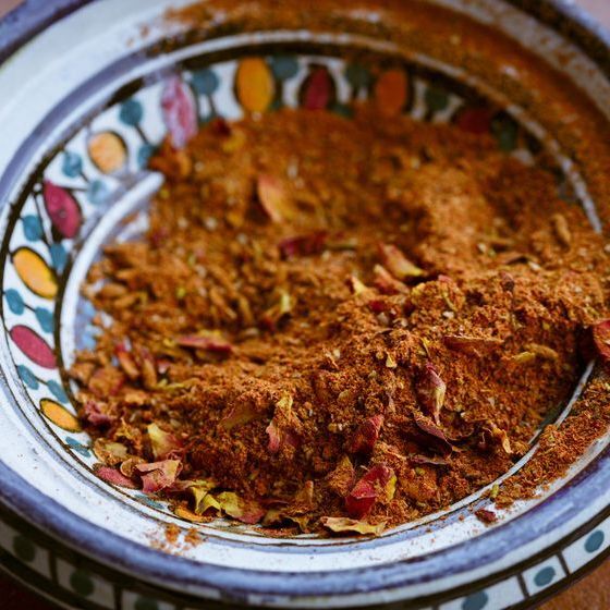 The name of the North African spice blend ras el hanout means “many spices” in Arabic.