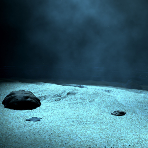 The air and water pressure near the deep sea and lowest ocean surfaces is about that of shorelines.