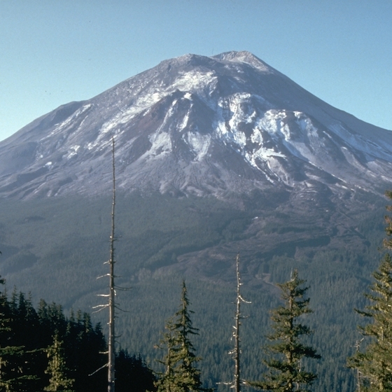The 1980 eruption of Mount St. Helens in the United States killed 57 people.