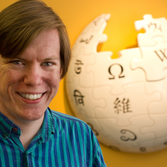 Wikipedia's current logo was designed by one of the free encyclopedia's users.