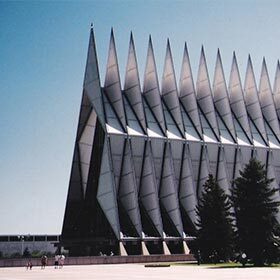 This building is the US Solar Energy Research Center in Nevada.