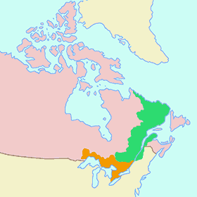Avant son entrée dans la Confédération en 1867, le Québec faisait partie du Canada-Uni (aussi appelé province du Canada).