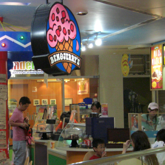 Ben and Jerry’s employees are allowed to take about 1.4 litres of ice cream home every week. 