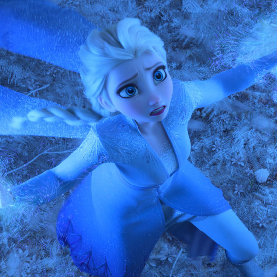 Elsa, from Frozen, incarnates the spirit of water.