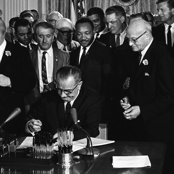 Martin Luther King Jr. played a major role in the adoption of the 1964 Civil Rights Act.