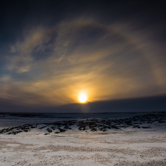 Visitors flock to the region to take in 2 of the world’s most incredible phenomena: moon dogs and sun dogs. 