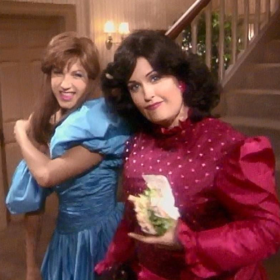Monica’s date to her senior prom was Roy Gublik.