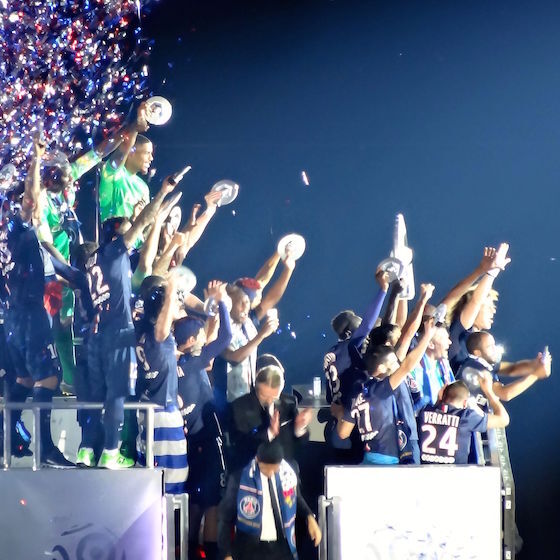 PSG has won the French Championship a record-setting 9 times.