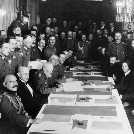 Following the Brest-Litovsk Treaty, signed on March 3, 1918, Russia annexed Poland and Ukraine.