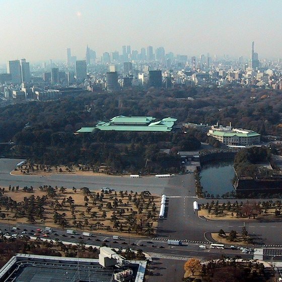 En temps normal, le palais impérial de Tokyo est ouvert aux visiteurs seulement deux jours par année.