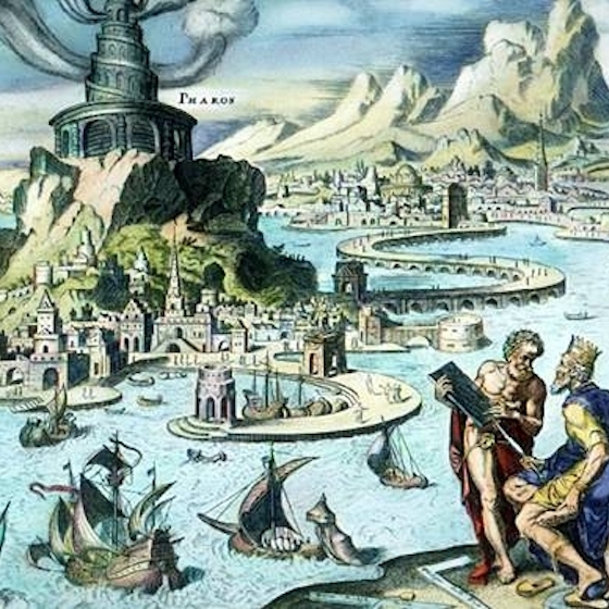 Après avoir envahi l’Égypte, Alexandre le Grand a fait construire le phare d'Alexandrie.