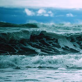 The Pacific Ocean covers a third of the planet.
