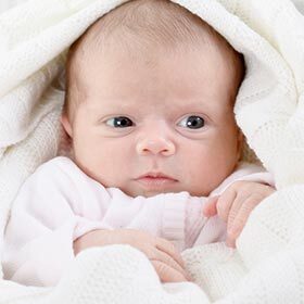Newborns are likely to see double.