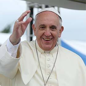 Pope Francis is originally from Brazil.