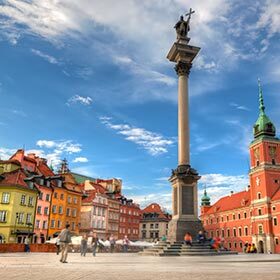 Over 80% of Warsaw was destroyed during World War II.