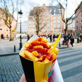 Belgian fries are double-fried.