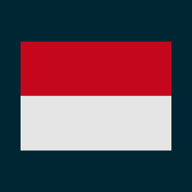 Apart from their dimensions, the flags of Indonesia and Monaco are almost identical.