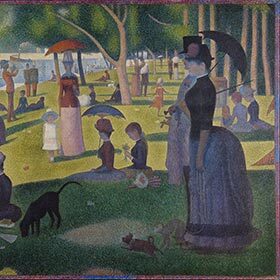Avec son approche pointilliste, Seurat a rapidement conquis le public.
