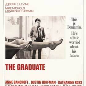 The movie The Graduate ends with the two lovers sitting in the back seat of a bus.