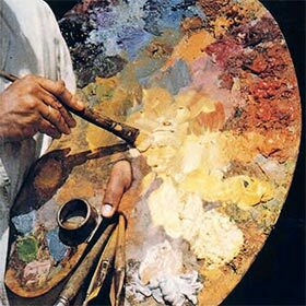 Leonardo da Vinci was one of the first artists to use oil paints.