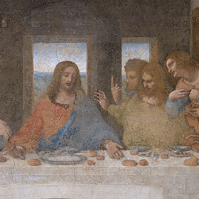 The Last Supper is located in the Vatican in Rome.