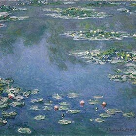 La série Les Nymphéas comprend environ 250 tableaux.