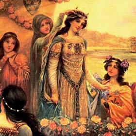 La reine Guenièvre a attendu patiemment qu’Ulysse revienne à elle.