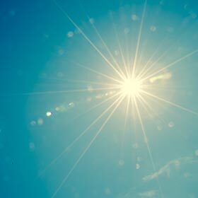 The distance between the Sun and Earth is 54.7 million mi. (88 million km).