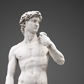 You have to go to Rome to see Michelangelo’s David.
