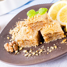 The name of the filo pastry comes from the Greek word phyllon which means “to fill.”