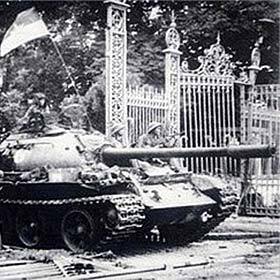 On April 30, 1975, the city of Saigon (Ho Chi Minh City) surrendered to communist forces.