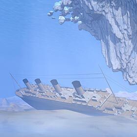 The wreck of Titanic was never found.