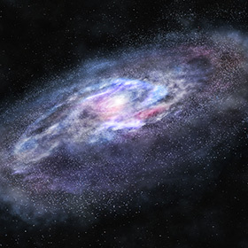 La galaxie Andromède et la Voie lactée s’éloignent l’une de l’autre.