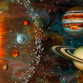 The Solar System stretches over 9320 billion mi. (15,000 billion km).