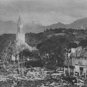 Tahiti was bombed by the German Navy in 1914.
