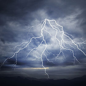 Thunderstorms have particular sound frequencies that can hurt dogs’ ears.