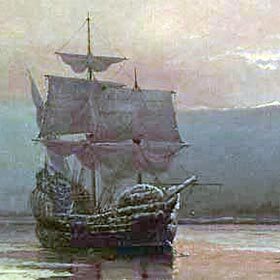 Le bateau qui a transporté les premiers colons s’appelait le Mayflower.
