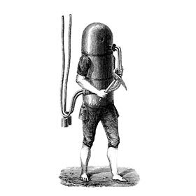 Some riverbeds were already explored by the end of the 1700s.