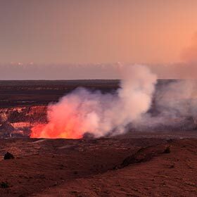 Il y a possiblement 20 volcans en activité en ce moment.