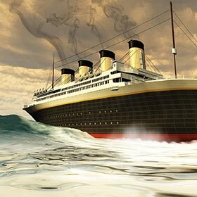 The Titanic secretly transported weapons in anticipation of World War I.