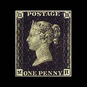 Canada’s first postage stamp portrayed a profile of Queen Victoria.