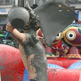 The Boryeong Mud Festival attracts over a million visitors each year.
