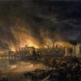 The Great Fire of 1666, which destroyed the centre of London, started in a bakery.