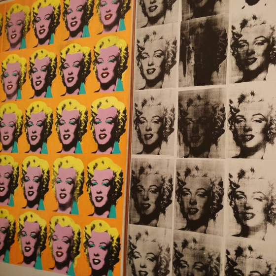 Before her death, Marilyn Monroe commissioned Andy Warhol to paint her diptych.