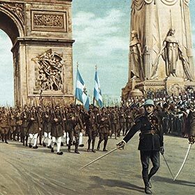 La Grèce n’a pas hésité à combattre les Allemands en 1914.