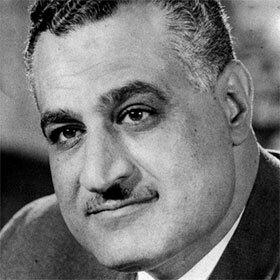Nasser was President of Egypt between 1956 and 1970.
