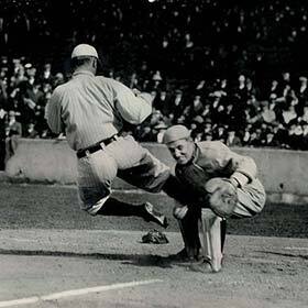Ty Cobb stole home 54 times.